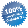 100% Lowest Price Guaranteed