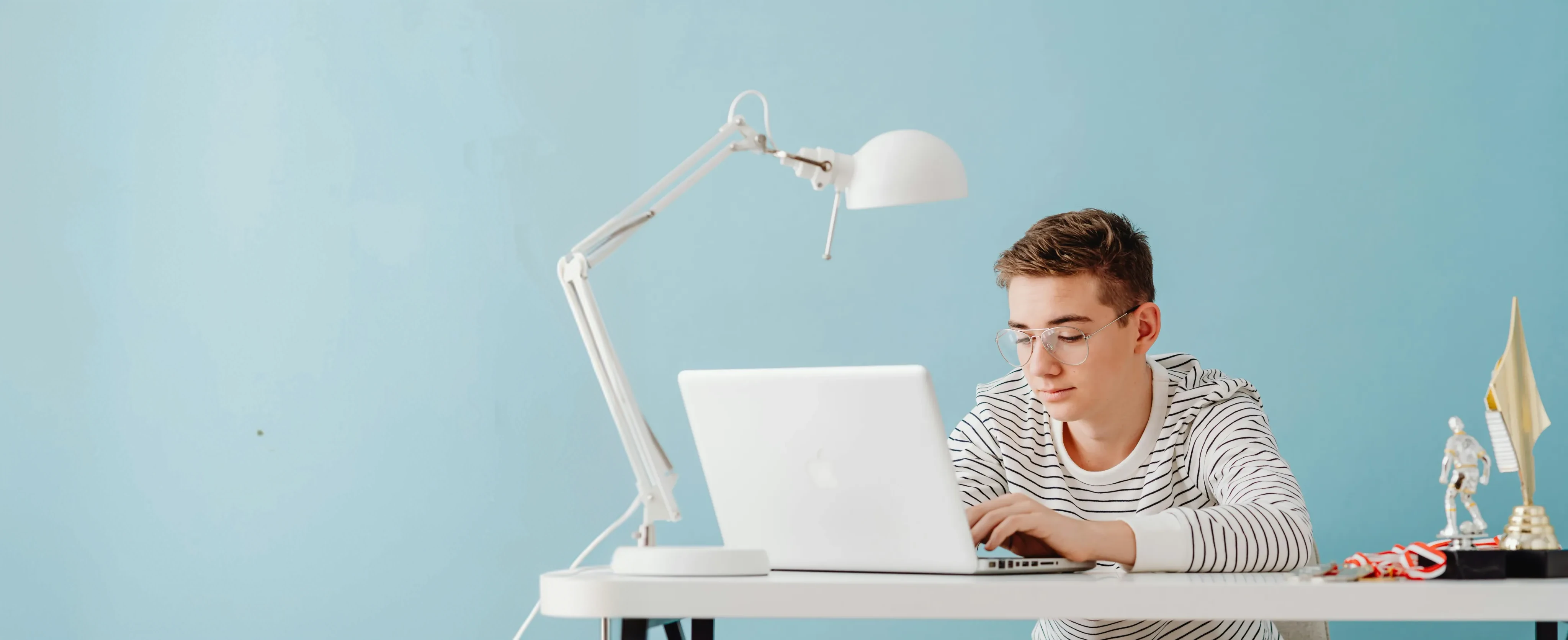 Student learning online